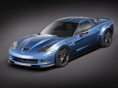 chevrolet corvette z06 carbon 2010 3D model
