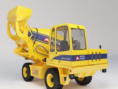 Mixer Truck 3D model