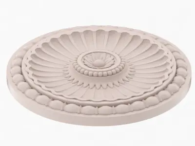 Classic Ceiling Medallion 55 3D model