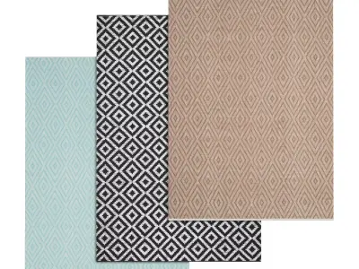Rug Set 326 3D model