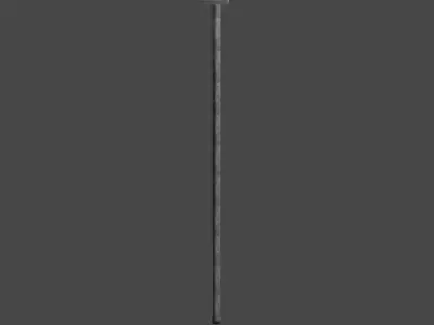 Streetlight street lamp Low-poly 3D model