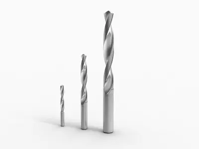 Drill bit 3D model