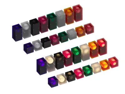 Lop Lamp Corona Vray 3D model