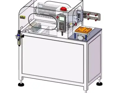 Labeling Robot for Automated Label Application 3D model