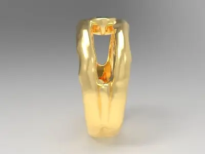 AI generated ring Free 3D print model
