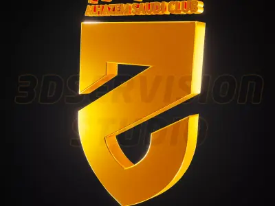 Al Hazem logo - Cinematic - 3D print 3D model
