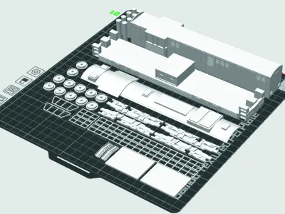  TEM-2 diesel locomotive 3D print model