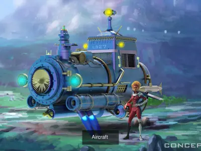 Spaceship Concept 3D Model Pack