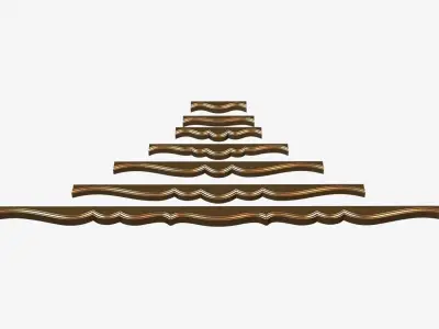 Carved decor ornament for cnc 3D model purchase
