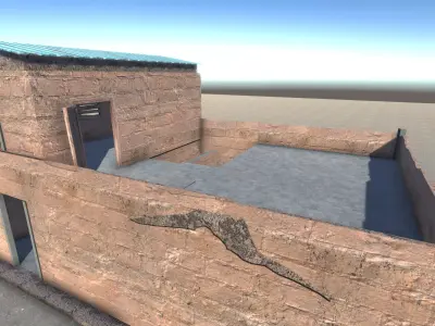 Desert Buildings Free 3D model