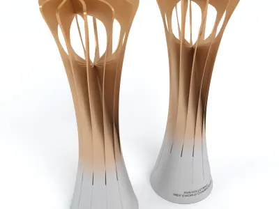 Volleyball World Championship Cup Trophy low poly Low-poly 3D model