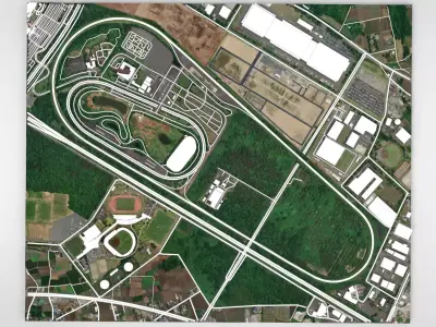 Japan Safe Driving Center  Central Safety Training Center 3D model