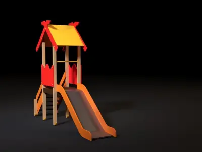 Childrens slide 3D model