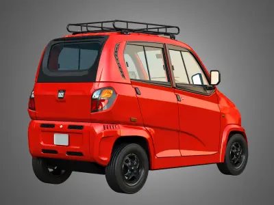 Bajaj Qute Car 3D model