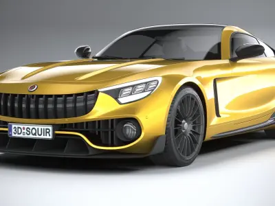 Generic Sport Car 2021 3D model