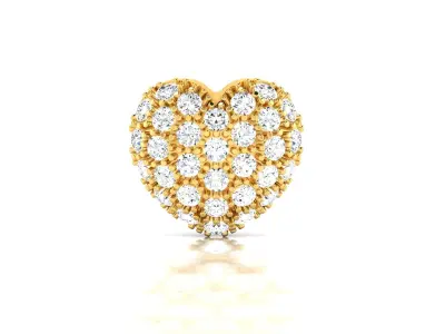 Women Heart Pendants 3dm STL OBJ FBX Render Details 3D print model purchase