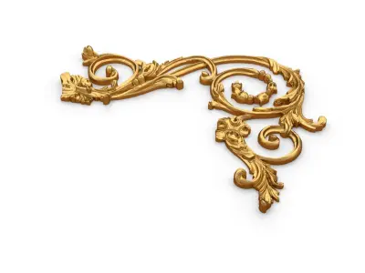 Classic decor ornament 307 3D model