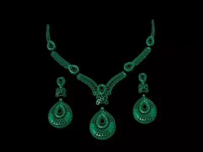 Indian Traditional Necklaces 3D print model