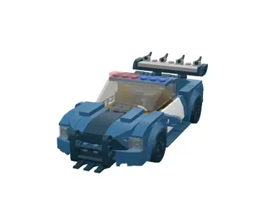 MocBricks3D - MK27002 - Nissan GT-R R34 Liberty Walk 3D print model