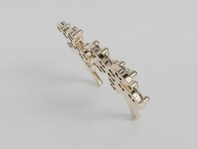 palm tree with diamonds 3D print model