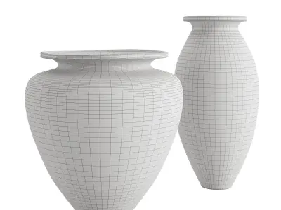 Kyoto Ceramic Vase 3D model