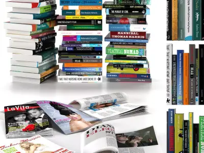 Books vol 3 3D model