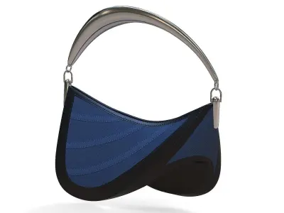 Casey Cadwallader Mugler Bag Jeans Low-poly 3D model