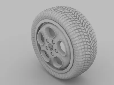 Porsche Wheel 3D model