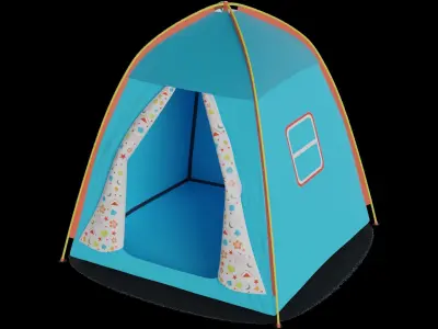 Cars and action games Play Tent 3D model