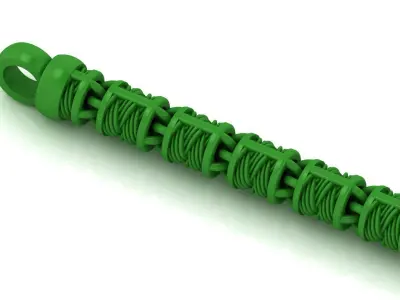  5 Size Luxury Textured Chain Detailed 3D Model  3D Model Pack