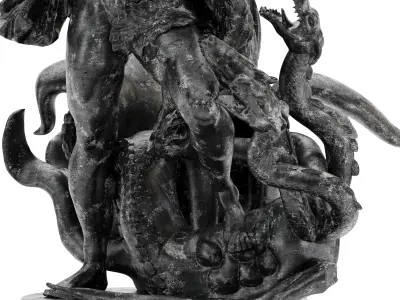 Sculpture Hercules 3D model