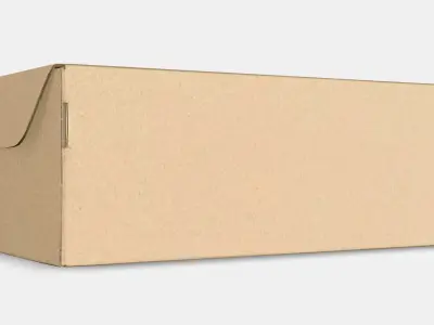 VATTENTRAG Box with lid Low-poly 3D model