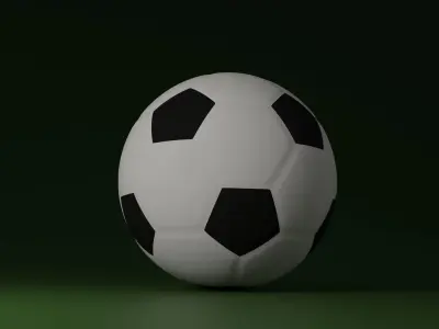 Leather Ball Free 3D model