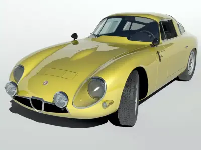 1963 Alfa Romeo TZ1 3D model