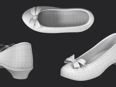 Shoes Cartoon 3D model
