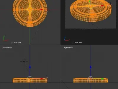 Manhole cover Free 3D model