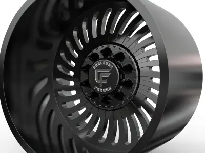 corleone Rear SICILIA DF dually wheel  3D print model