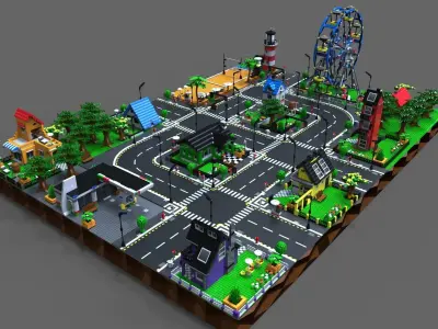 Lego City game  3D model