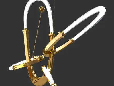 Bouchon Chandelier-2 3D model