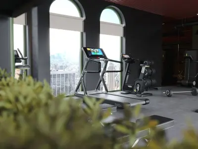 ProVis3D 024 - Gym Room 3D model