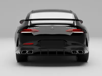 Mercedes Benz AMG GT63 with Interior  3D model