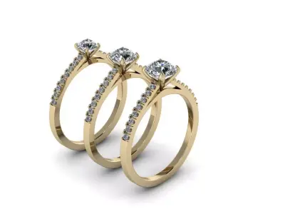 Jewelry Rings NINE RINGS 011 3D print model