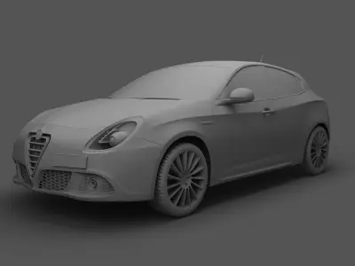 Alfa Romeo Giulietta 2011 3D model