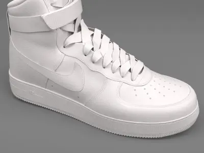  Air Force 1 Nike PBR 3D model