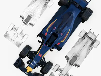 STR11 Car Low-poly 3D model