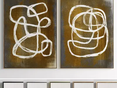 Photo Frame 58 Low-poly 3D model