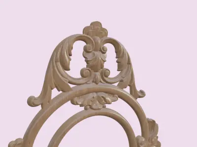 Mirror Frame Decor For Wood Carving 3D print model purchase