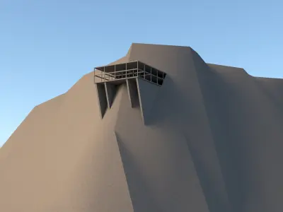 Cliff House Free 3D model