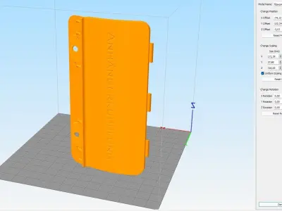 Tow hook plug WV Passat B6 3D print model