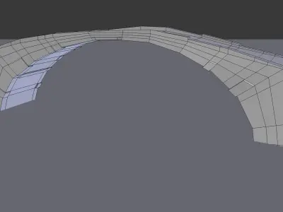 Old stone bridge Free low-poly 3D model